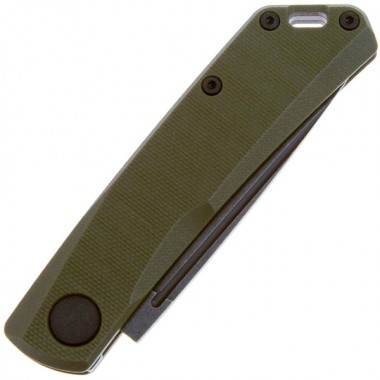 Нож складной Real Steel Luna Lite Green/Blackwash G10, клинок D2, 7см